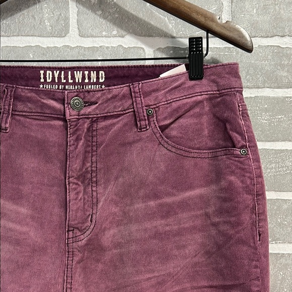 Idyllwind Mauve Velvet Boot Flare Pants - Picture 4 of 13
